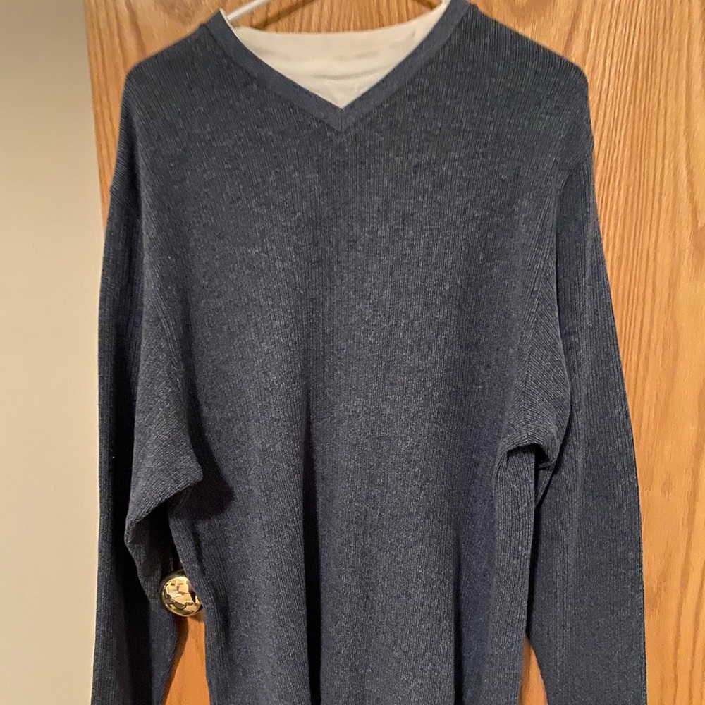 Haggar men’s sweatshirt with tshirt liner large